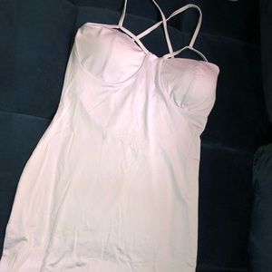 Lavender strappy dress